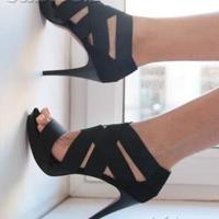 Scarpe nere nuove tacco alto n° 39 39,5