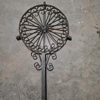 griglia camino ferro battuto 