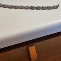 Bracciale argento con turchesi