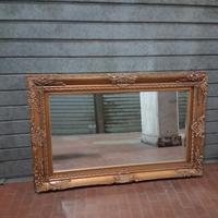 specchio grande legno oro stupendo