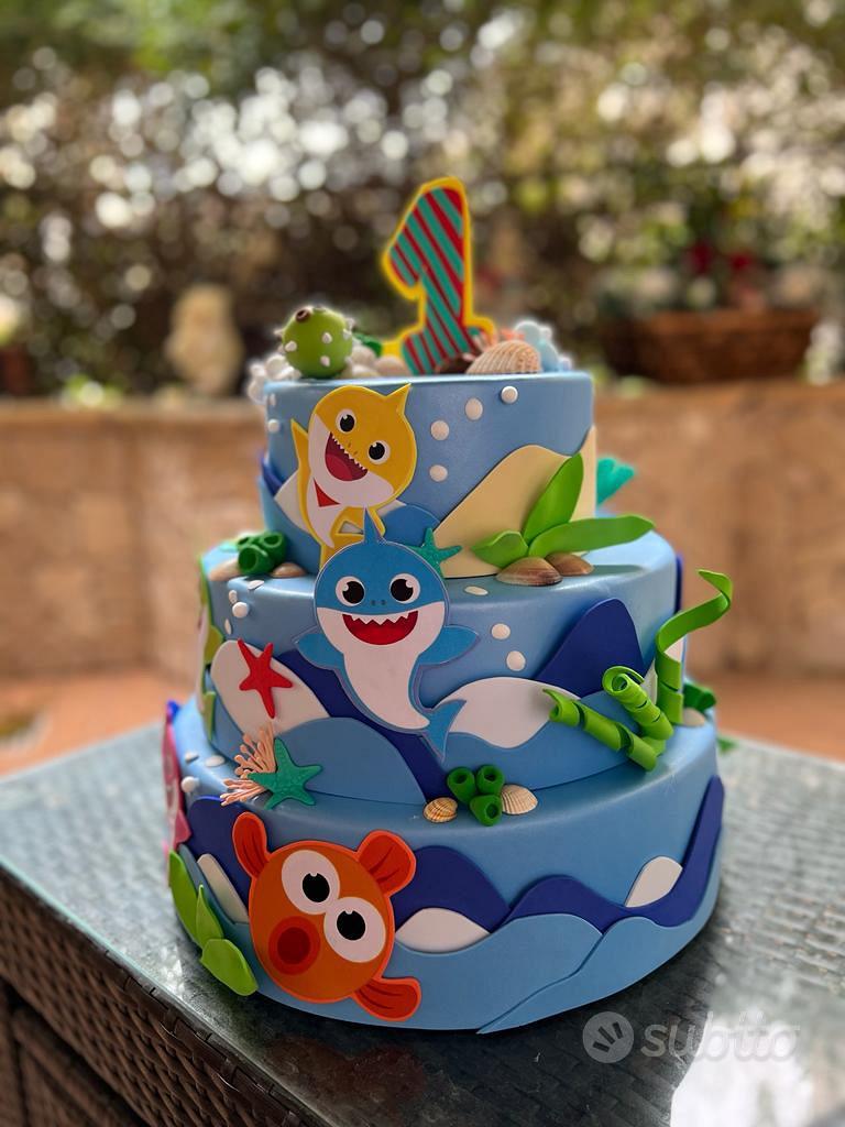 TORTA DI COMPLEANNO BABY SHARK 