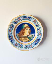 Il Perugino piatto ceramica di Deruta per Perugina