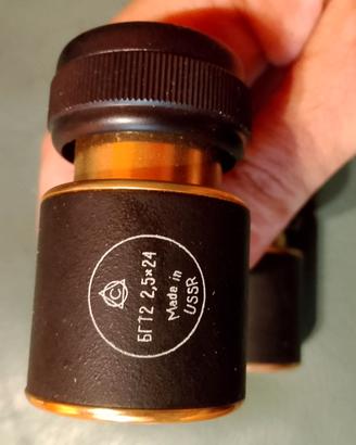 binocolo teatrale vintage URSS BG-T2  con cust