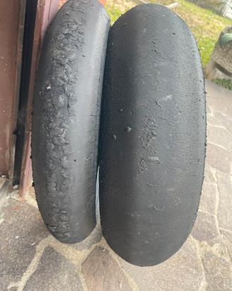Gomme slick 120/70/17 e 180/60/17