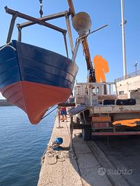 Barca da lavoro e licenza di pesca