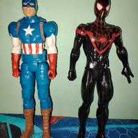 Spiderman black & Capitan America 