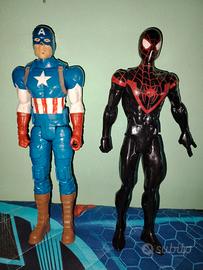 Spiderman black & Capitan America 