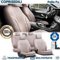 SET COPRISEDILI per AUDI A6 in PELLE Beige