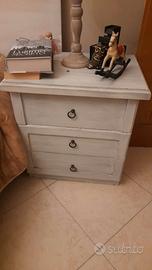 Coppia comodini shabby