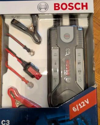 Bosch C30 Caricabatterie per Auto, 6 V - 12 V con