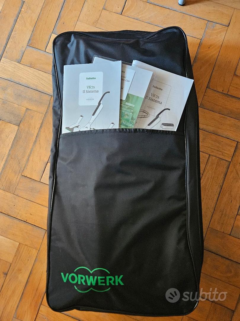 Aspirapolvere Senza Filo con 1 Batteria Vorwerk Folletto Vk7s + Borsa  Accessori 