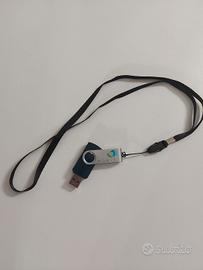 Chiavetta USB MOMIT 2Gb con laccetto