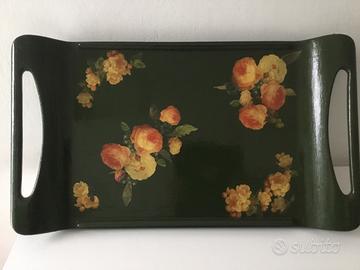 Vassoio decorato a mano