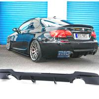 DIFFUSORE BMW E92 E93 LOOK M PERFORMANCE NERO LUCI