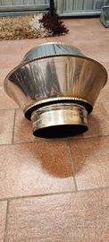 capello comignolo camino inox diametro 180mm