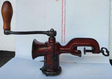 Tritacarne Manuale HUSQVARNA N. 5 Rosso Vintage