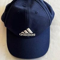 Berretto cappellino adidas logo ricamato blu unica