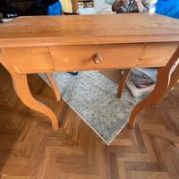 scrittoio  consolle legno