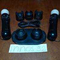 Base Ricarica Multiplo Move Motion Kit PS4 PS5 PS3