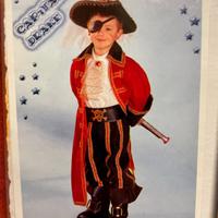 Costume di carnevale BAMBINO PIRATA ROSSO 3-4