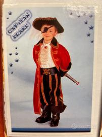 Costume di carnevale BAMBINO PIRATA ROSSO 3-4