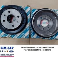 TAMBURI POST. FIAT CINQUECENTO, SEICENTO