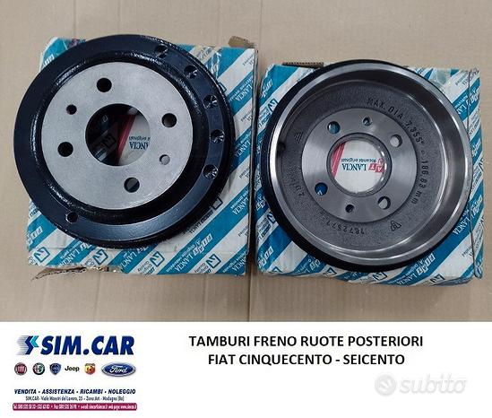 TAMBURI POST. FIAT CINQUECENTO, SEICENTO