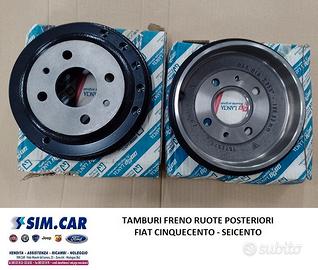 TAMBURI POST. FIAT CINQUECENTO, SEICENTO
