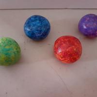 4 sassi fermacarte dipinti a mano 