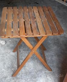 tavolino pieghevole da giardino 