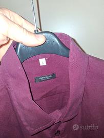 camicia  bordeaux 