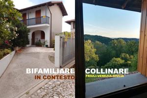 Casa bifamiliare in collina Friulana