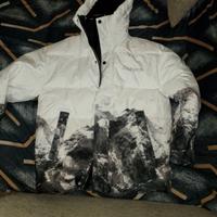 Piumino Uomo Reborn bianco con cappuccio