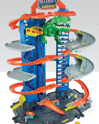 Hot Wheels City Robo T-Rex Ultimate Garage