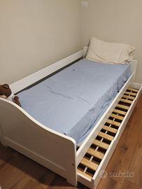  letto singolo più materasso eminflex nuovo