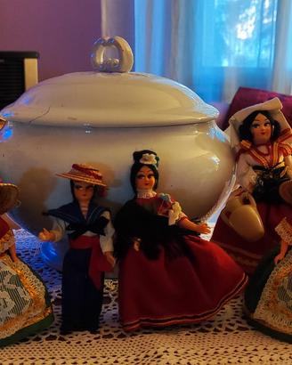 Bamboline regionali originali anni 70