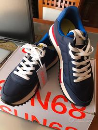 Scarpe Sneaker Uomo SUN68 NIKI SOLID (Navy Blue)