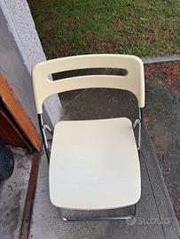 2 sedie pieghevoli