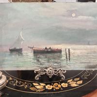 Notturno Marino con barche