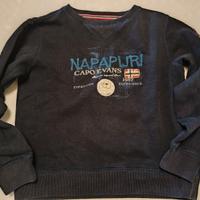 Felpa bambino blu Napapijri