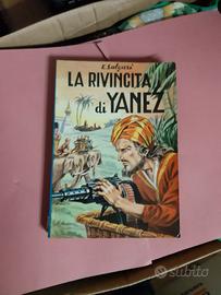 Libro vintage La rivincita di Yanez E Salgari.