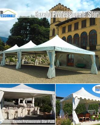 Gazebo pagoda 5x5 certificato professionale eventi