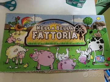 Gioco in scatola nella bella fattoria 