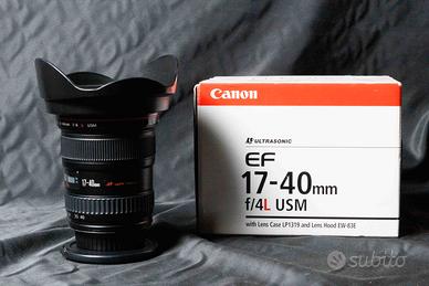 CANON EF 17-40mm f/4 L USM – Grandangolo Serie L