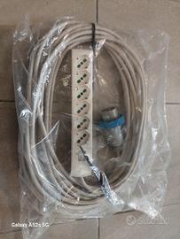 Prolunga elettrica con ciabatta  multipla - NUOVO