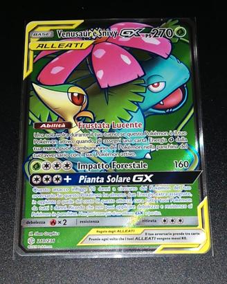 Venusaur e Snivy GX Full Art - Eclissi Cosmica 210