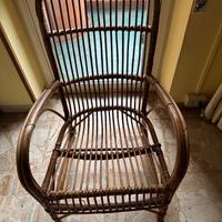 Due poltrone in vimini