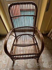 Due poltrone in vimini