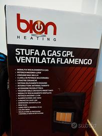Stufa a gas termoventilata