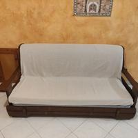 Divano-letto in legno